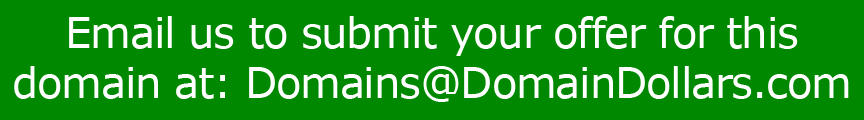 Email us to submit your offer for this domain at: Domains@DomainDollars.com